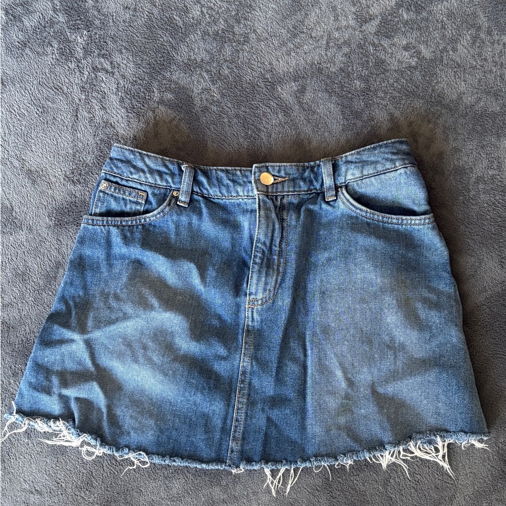 Divided Classic Blue Mini Skirt